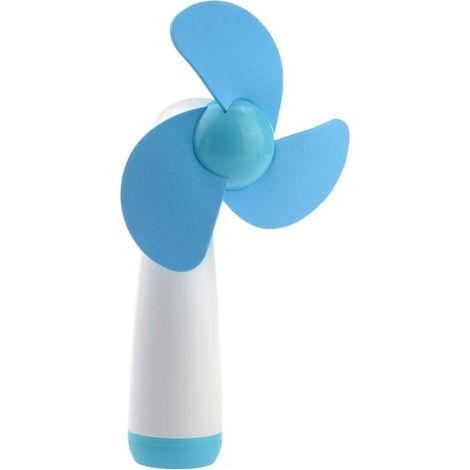 Mini ventilateur à main avec pales en mousse souple, ventilateur portable à piles, petit ventilateur personnel léger pour femmes et adultes, usage quotidien et rafraîchissement (1/5)