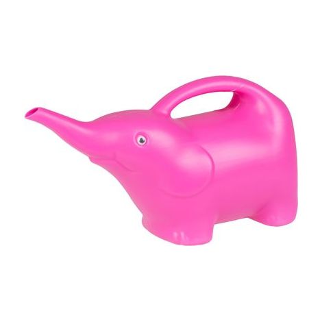 Gießkanne Strend Pro, 1,7L, Elefant, Kännchen, rosa, Kunststoff, 27,5x11x15 cm