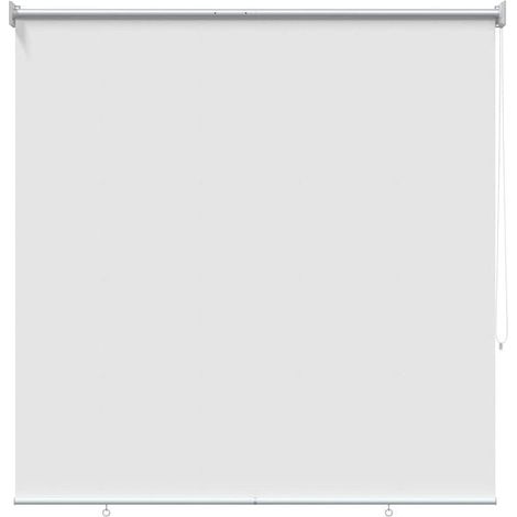 Store enrouleur extérieur avec protection UV, blanc, 140 x 230 cm (1/5)