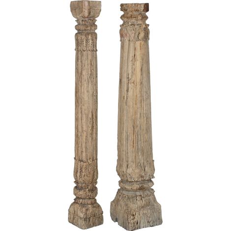 Columna Teca 23X23X149 Pieza Surtida Natural (1/5)