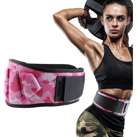 Ceinture De Soulevé De Terre - Soutien Lombaire Automatique En Nylon - Pour Entraînement En Force Et Musculation - Taille Réglable - 1 Pièce (1/5)