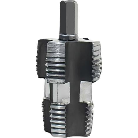 Nouveau déboucheur de filetage interne pour tuyau d'eau PPR 1/2, 3/4, manchon électrique manuel pour tuyau en plastique PVC, filetage interne en T (1/5)