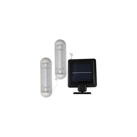 Lampe solaire pour abri de jardin avec cordon de tirage, panneaux solaires LED à double lampe pour abris de jardin, couloir, serre (1/5)