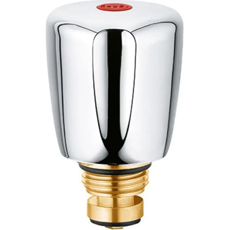 KLUDI-Repuesto Superior con mango Terralux G 1/2 caliente cromo, 110040508