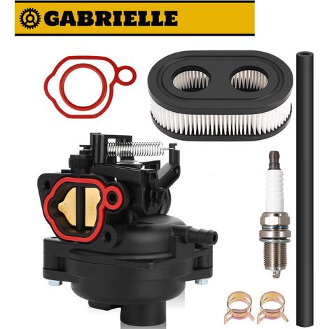 GABRIELLE Compatible con 799584 Briggs & Stratton TB110 TB200 09P702 103M02 550EX 625EX 675EX 725EXI 163cc 140cc Motor de cortacésped Carburador 594058 596505 594057 592361 596587 5945 29