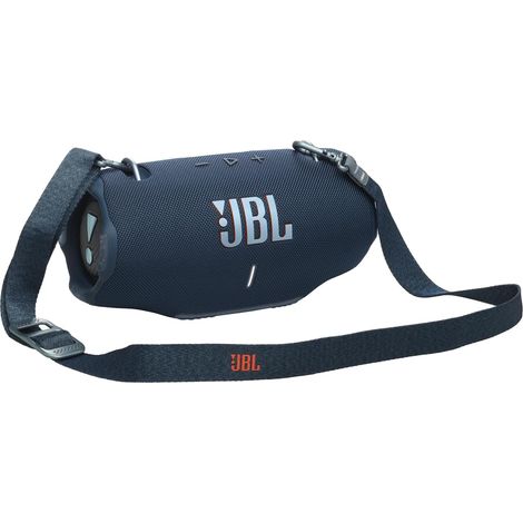 JBL Xtreme 4, Enceinte portable Bluetooth avec son JBL Pro, jusqu'à 24h d'autonomie, Recharge rapide, Étanche indice IP67, bandoulière incluse, en bleu (1/5)