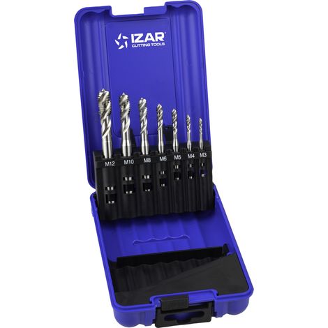 Macho Maquina Set Helicoidal HSS Co DIN371 (M) -3150- IZAR (1/4)