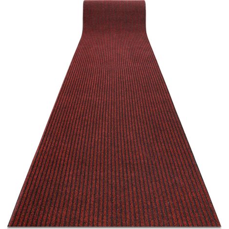 Runner - Doormat antislip GIN 3086 outdoor, indoor liverpool red 80 cm red 80x200 cm