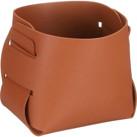 Tray Valet Organizer Storage Box Light Brown (1/5)