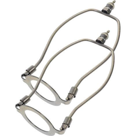 2 Pièces Support de Harpe pour Abat-jour en Alliage, Solide et Facile à Réparer, Adapté aux Lampes de Table et Lampadaires Amateurs de Bricolage (1/5)