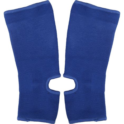 1 Paire de Protections de Cheville Sportives pour Boxe, Muay Thai, Karaté et Taekwondo - Bleu (1/5)