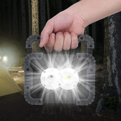 Tragbare LED-Campinglaterne – IP44 wasserdicht – für Outdoor-Aktivitäten / Autoreparaturen / Grillen / Camping – Lagerfeuer