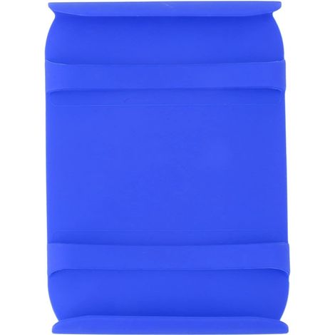 Tapis De Cuisine en Silicone Résistant à la Chaleur avec Poignée, Anti-brûlure, Antidérapant, Outil De Cuisine, Remplacement De Gants pour la Maison, Le Restaurant(Bleu) (1/5)