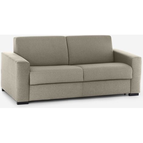 Canapé-lit 2 places convertible imperméable déhoussable Bormio 140 - Taupe (1/5)