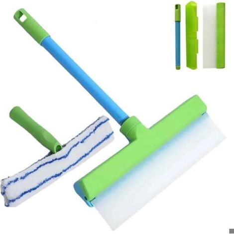 Raclette De Douche - Lame En Silicone Recyclable - Pour Portes Vitrées Et Surfaces Lisses - Kit 3 En 1 (1/5)