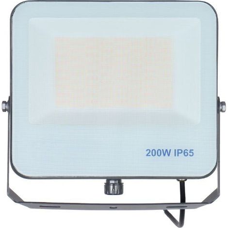 Silamp – Projecteur LED 200W IP65 CCT 20000 lumens – Éclairage ajustable 3000K/4000K/6000K – Pour environnements extérieurs et industriels