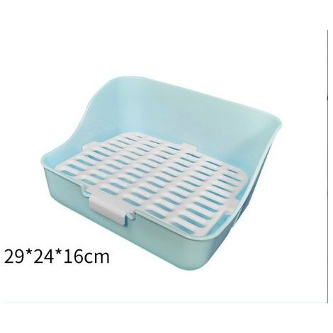 Boîte À Litière De Lapin Facile À Nettoyer, Pour Apprendre À Utiliser La Toilette, Pour Petits Animaux/Lapins/Cochons D'Inde/Furets (1/3)