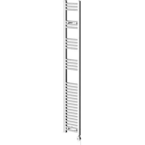 Pizarro Chrome 1800mm x 300mm Straight Digital Thermostatic Electric Heated Towel Rail (1/5)