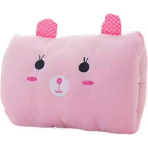 Coussin chauffe-mains en peluche mignon pour enfants, idéal pour l'hiver, avec motif dessin animé. Coussin pour bras léger (classe 1). Accessoire indispensable pour les voyages et la sieste au bureau. (1/5)