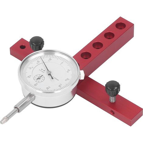 Système d'alignement d'outils d'atelier pour scie circulaire, comparateur à cadran, étalonnage et alignement de machines (1/5)