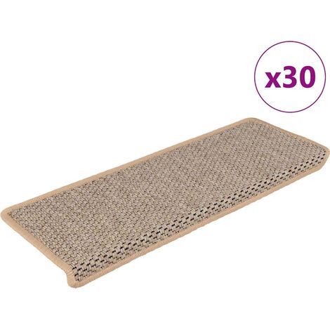 Stufenmatten Selbstklebend Sisal-Optik 30 Stk. 65x21x4cm
