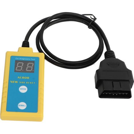 Kit de réinitialisation SRS avec câble 20 broches, écran LCD précis, outil de diagnostic et réparation compatible BMW E34 E38 (1994-2003) (1/5)