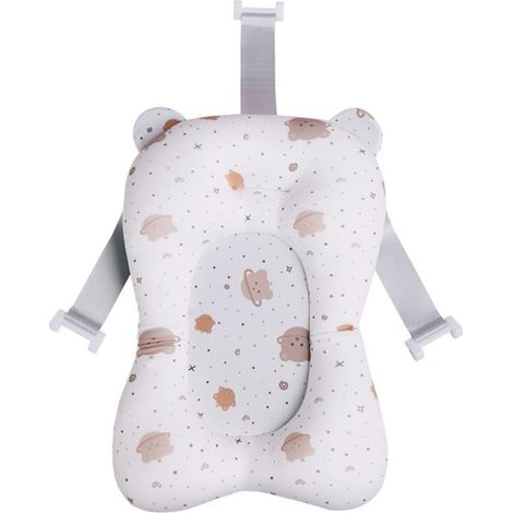 de bain pour nouveau-né, Coussin De Baignoire Bébé,Tapis de Bain Antidérapant Support Siège de Bain Baignoire Bébé pour Douche Pliable Bébé Coussin Flottant de Baignoire pour Nouveau-né