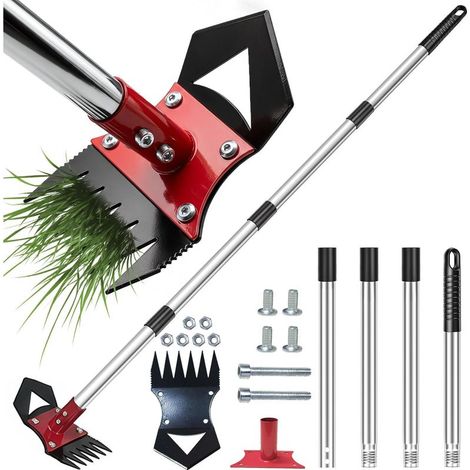 Unkrautstecher, 156 cm – Unkrautjäter, Handunkrautstecher, 2-in-1 Gartenrechen und Hacke: Effizientes Jäten im Garten (1/5)