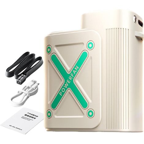 Générique Waist Fan - Rechargeable 100 Speed Clip On Cooling (1/5)