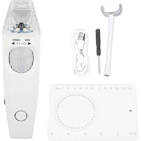 WLAN-Mikroskop, kabellos, digital, tragbar, 1000-fache Vergrößerung, Münzlupe für Reparatur und Hautinspektion
