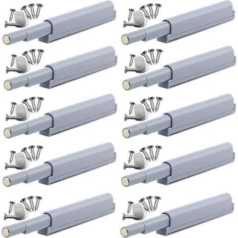 Appuyez pour ouvrir magnétique loquets Fermetures magnétiques push-open ouvre et ferme la porte avec une simple pression (10 pièces) (1/5)