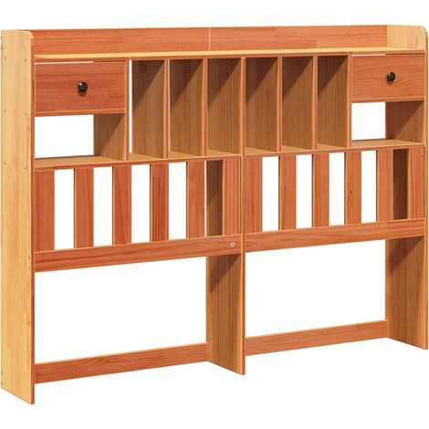 Maison Exclusive - Cabecero de cama almacenaje madera maciza pino