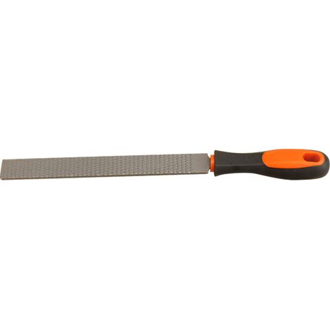Lime à bois ergonomique de 8 pouces, en acier au carbone traité thermiquement, râpe plate à dents grossières pour outil de travail du bois.