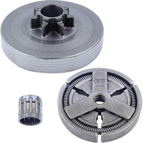 Kit de tambour d'embrayage 7 dents de 8,25 mm (0,325") avec roulement à aiguilles pour tronçonneuses 4500, 5200, 5800 (45 cm³, 52 cm³, 58 cm³) - Pièces de rechange pour outils électriques (1/5)
