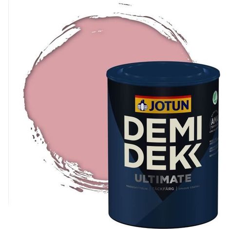 Peinture Bois - DEMI DEKK ULTIMATE - Lasure Opaque Satinée - RAL 3015 - 0,75L (1/2)