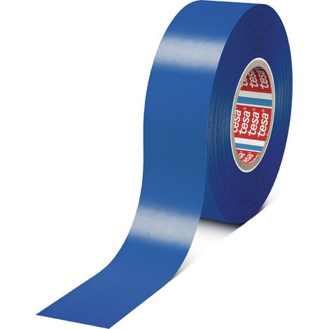 Ruban d'isolation électrique Tesa TESA en PVC Bleu 33m x 19mm x 0.126mm ( Prix pour 1 ) (1/2)