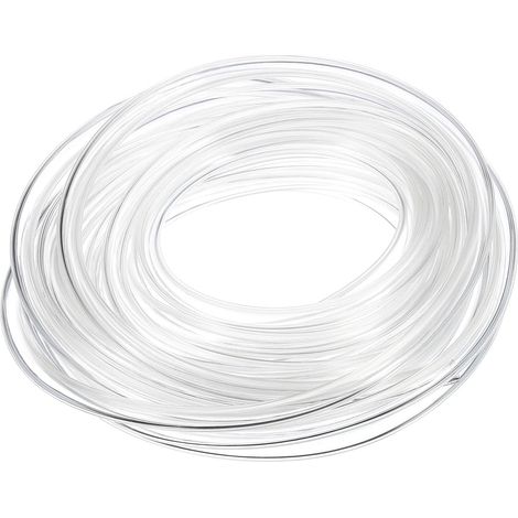Tube en PVC, 3.5mm ID x 5.5mm OD x 1mm Épaisseur, Tuyau Aquarium, Tube en PVC Transparent de 4m de Long, Tuyau D'Eau en Plastique Léger et Flexible pour L'Aquaponie (1/5)