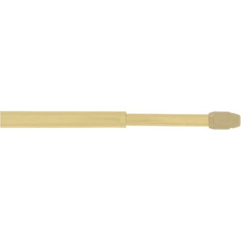 2 Tende a Tenda Estensibili 30/50cm 4 Ganci Dorati - Mobois