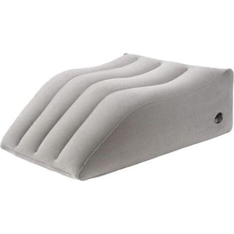 Coussins Relève-Jambes, Oreillers Compensés Gonflables, Oreiller D'élévation des Jambes, Oreiller Gonflable pour Repose-Jambes S'élevant pour Dormir, Lire, Se Détendre (1/5)