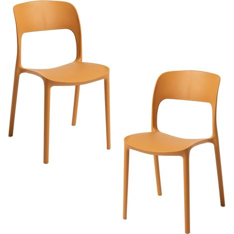 Packs Sillas Jardín - Pack 2 Sillas Inis - Mostaza