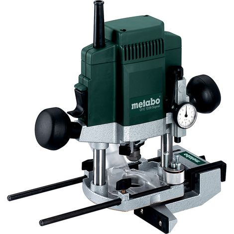 Metabo – Défonceuse OF E 1229 SIGNAL 601229700 – 1200W – Vitesse 5000-25500/min – Pince 8mm – Pour fraisage précis bois dur et MDF (1/5)