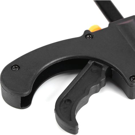 Pince à main en plastique pour le travail du bois, à cliquet rapide et à dégagement rapide : outil de bricolage pratique. (1/5)