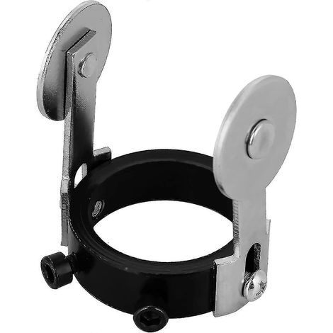 Accessoires pour pistolet de découpe, entretoise de guidage à rouleaux, torche plasma, entretoise de roue de guidage à rouleaux en métal (noire) (1 pièce) (1/4)