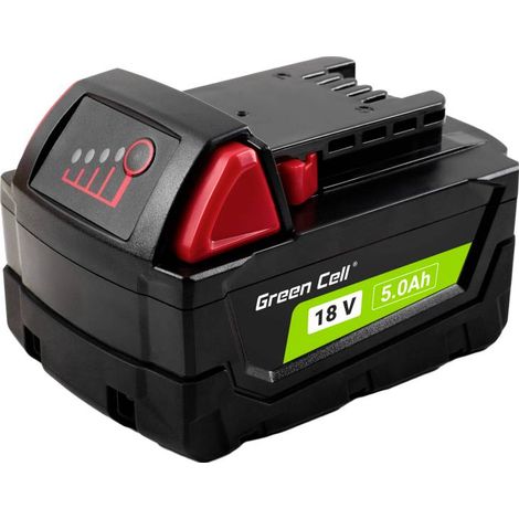 Green Cell M18 Batterie 18V 5Ah Lithium-ion Performante (1/5)
