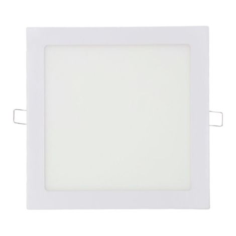 Quadratisches LED-Einbau-Downlight 20 W Kaltlicht 6400 K 1500 lm weiß 22 x 22 cm EDM (1/4)