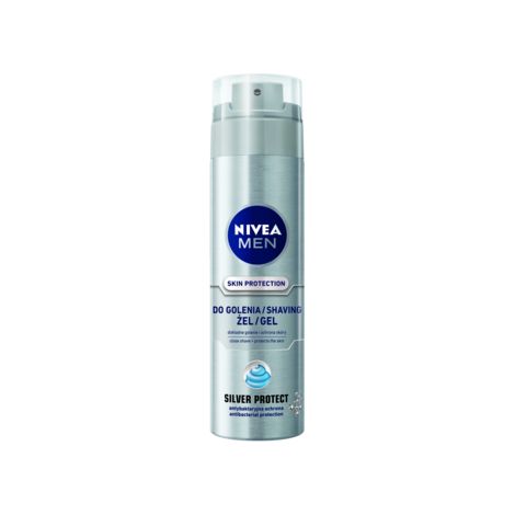 Nivea Men Hautschutz Silber Schutz Rasiergel 200 ml