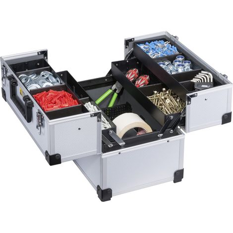 Allit Werkzeugkoffer AluPlus Tool L36C silber Aufbewahrung Werkstatt (1/3)