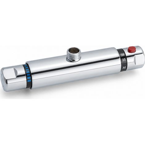 Miscelatore termostatico per doccia in ottone per scaldabagno 28 cm (1/5)