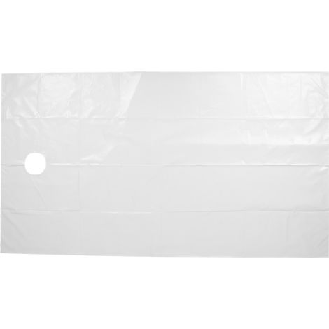 Draps de salon de beauté, housse de table de massage SPA douce pour la peau avec trou pour respirer le visage (blanc) (1/5)