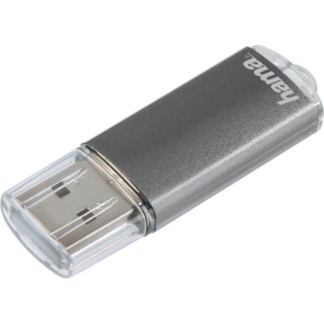 Hama USB 2.0 16GB USB-Stick mit Öse, grau, 10MB/s